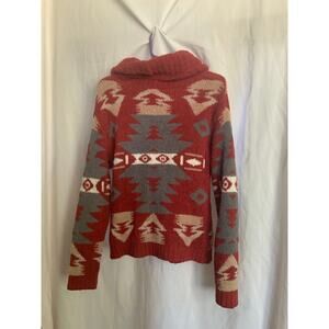 Poof apparel fleece pull over sweater